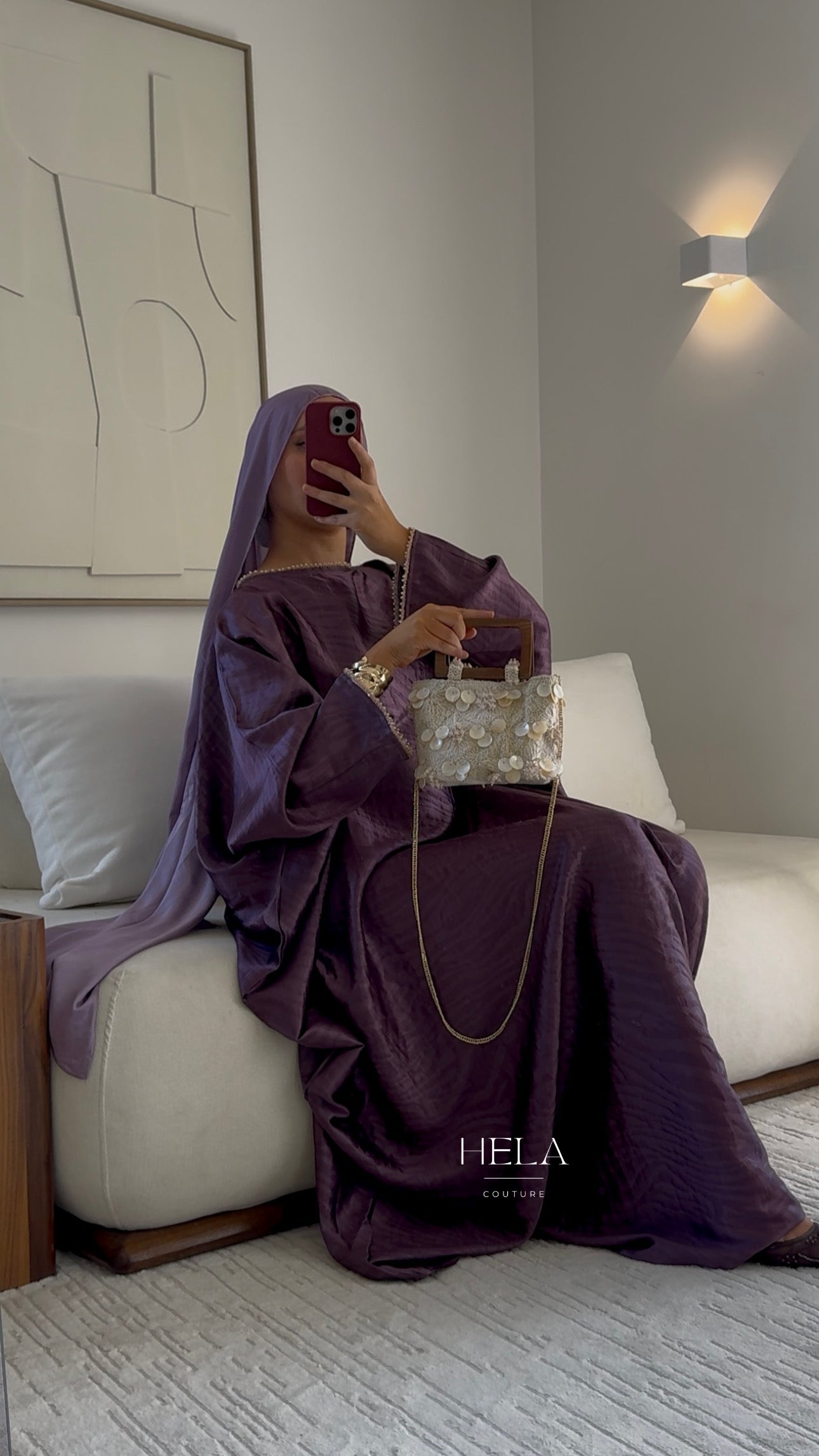 ROBE NORIA MAUVE