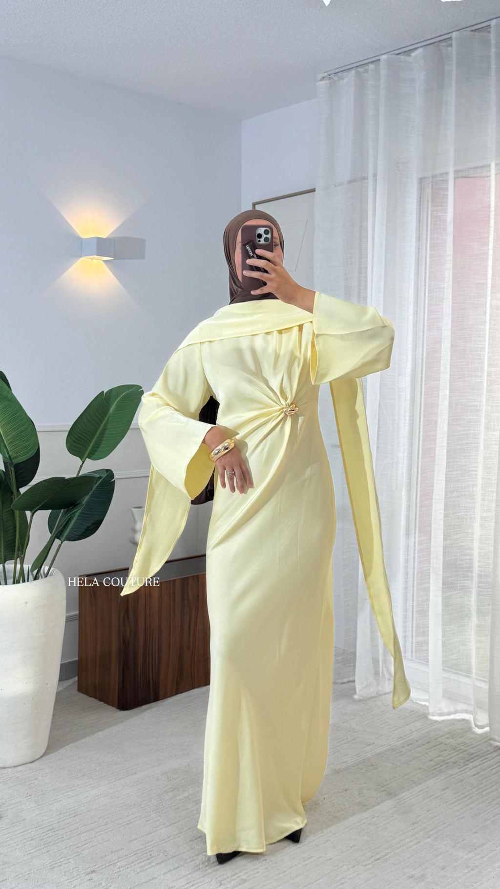 ROBE CAPRI | JAUNE BEURRE