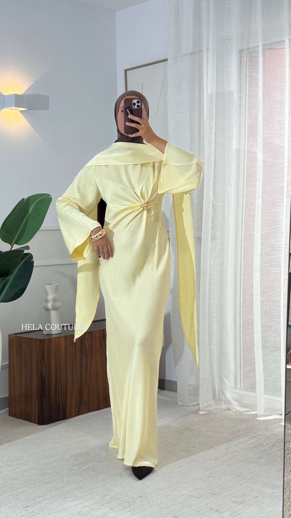 ROBE CAPRI | JAUNE BEURRE