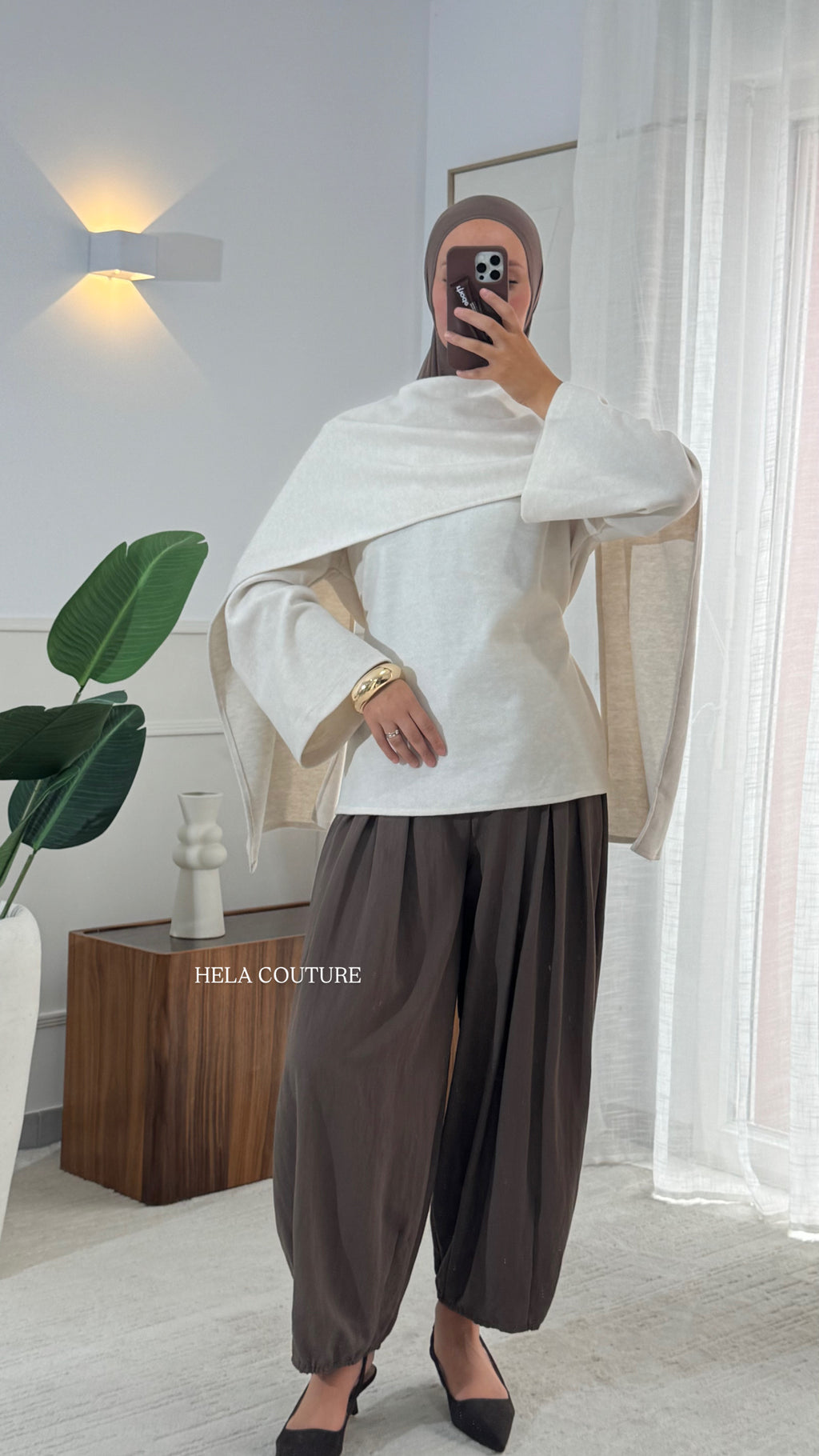 PANTALON BALLON | BROWN