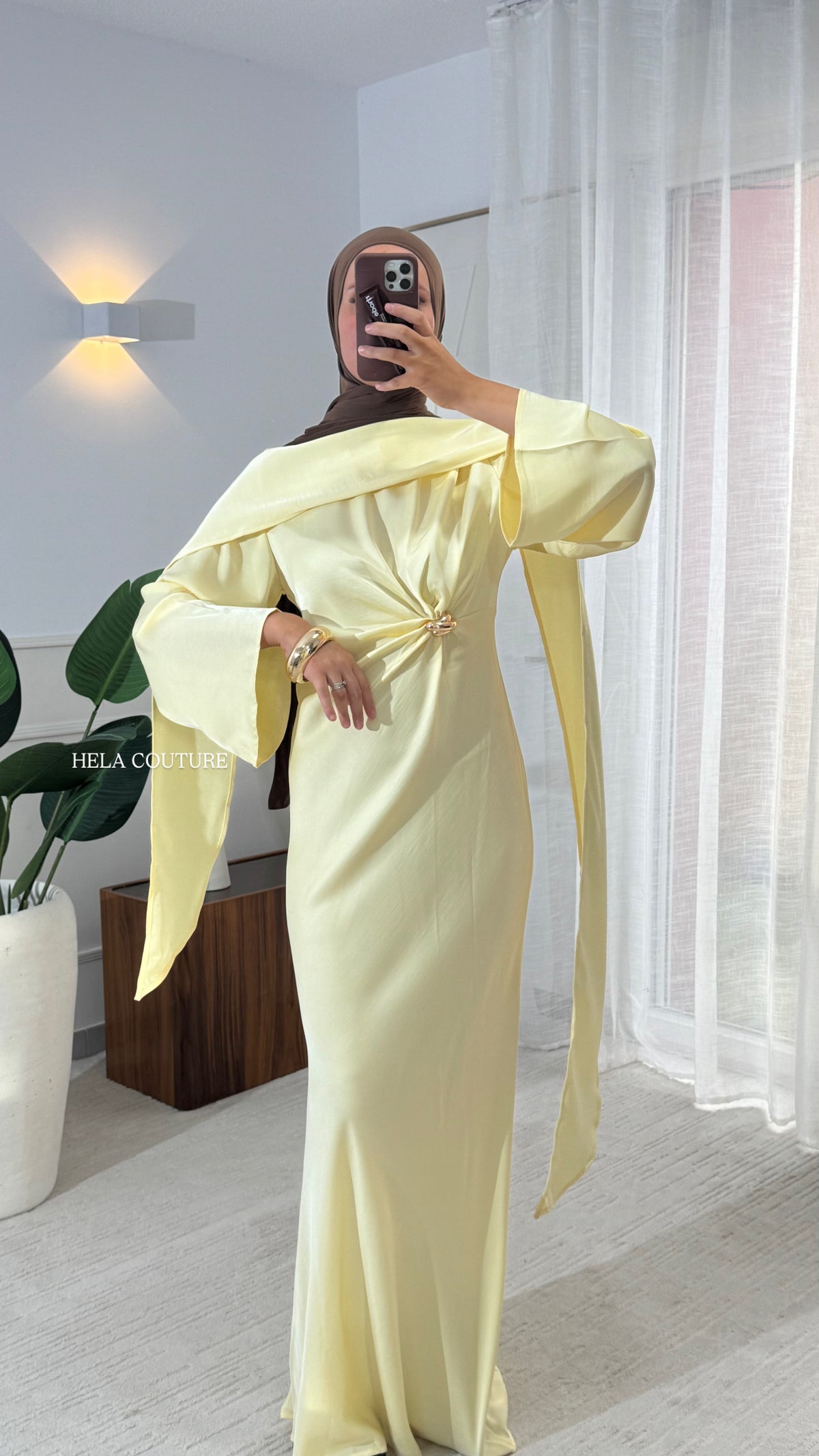 ROBE CAPRI | JAUNE BEURRE