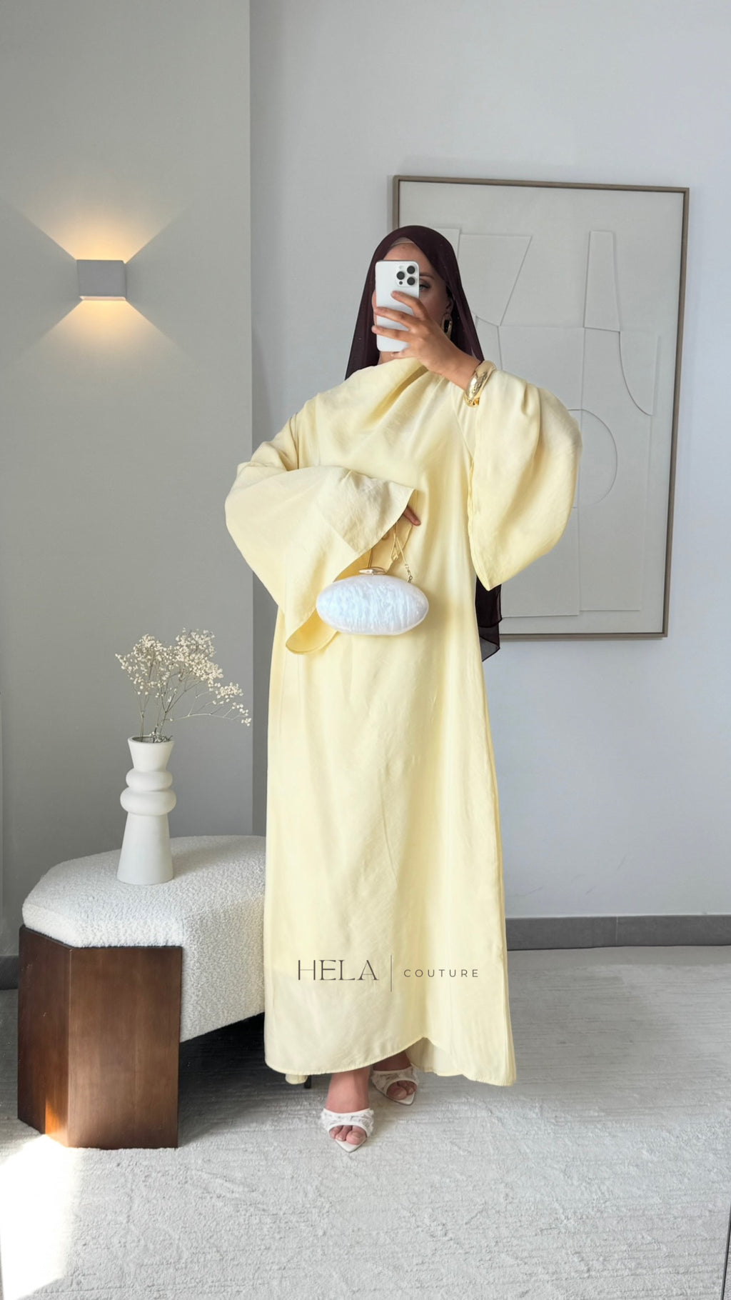 Robe Amara - Jaune beurre