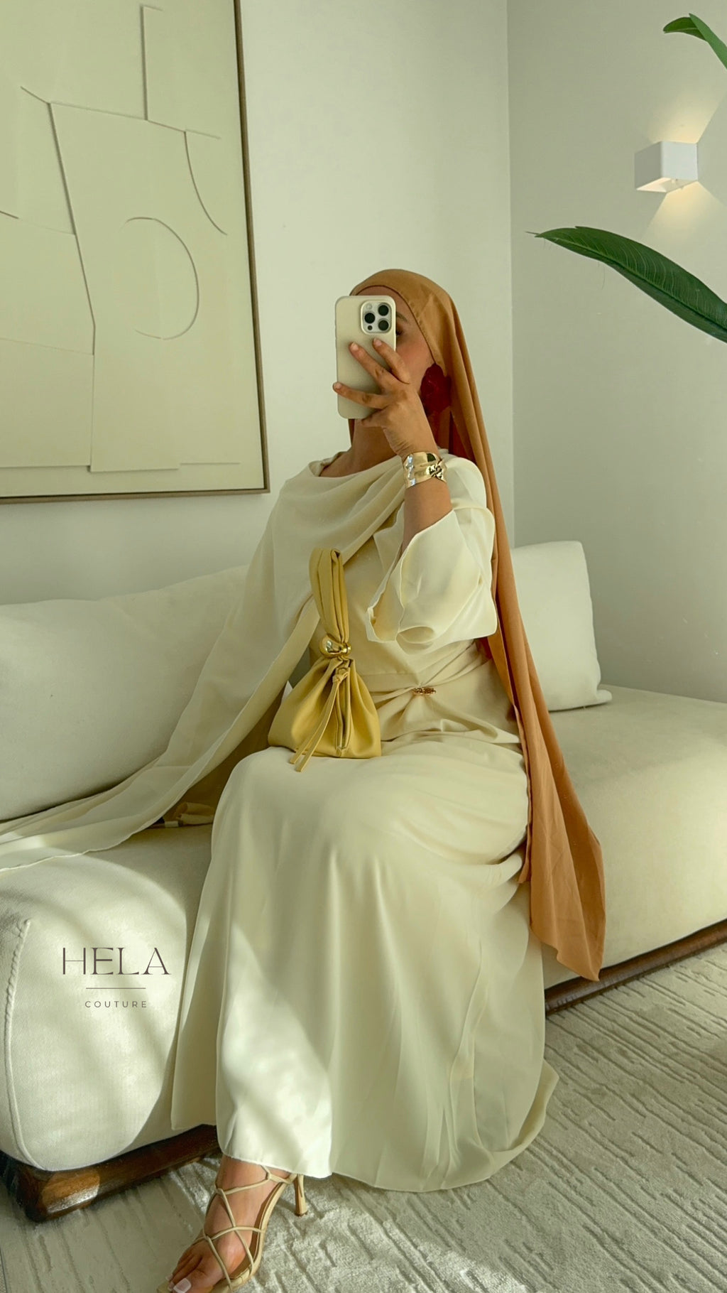 Robe NISA Écru - Eïd collection
