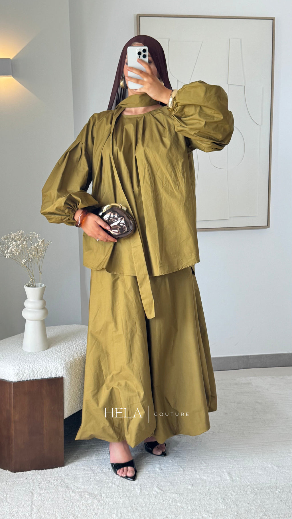 Ensemble Noor - Olive | Premium