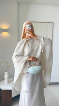 ENSEMBLE ROBE & CAPE NIYA CRÈME