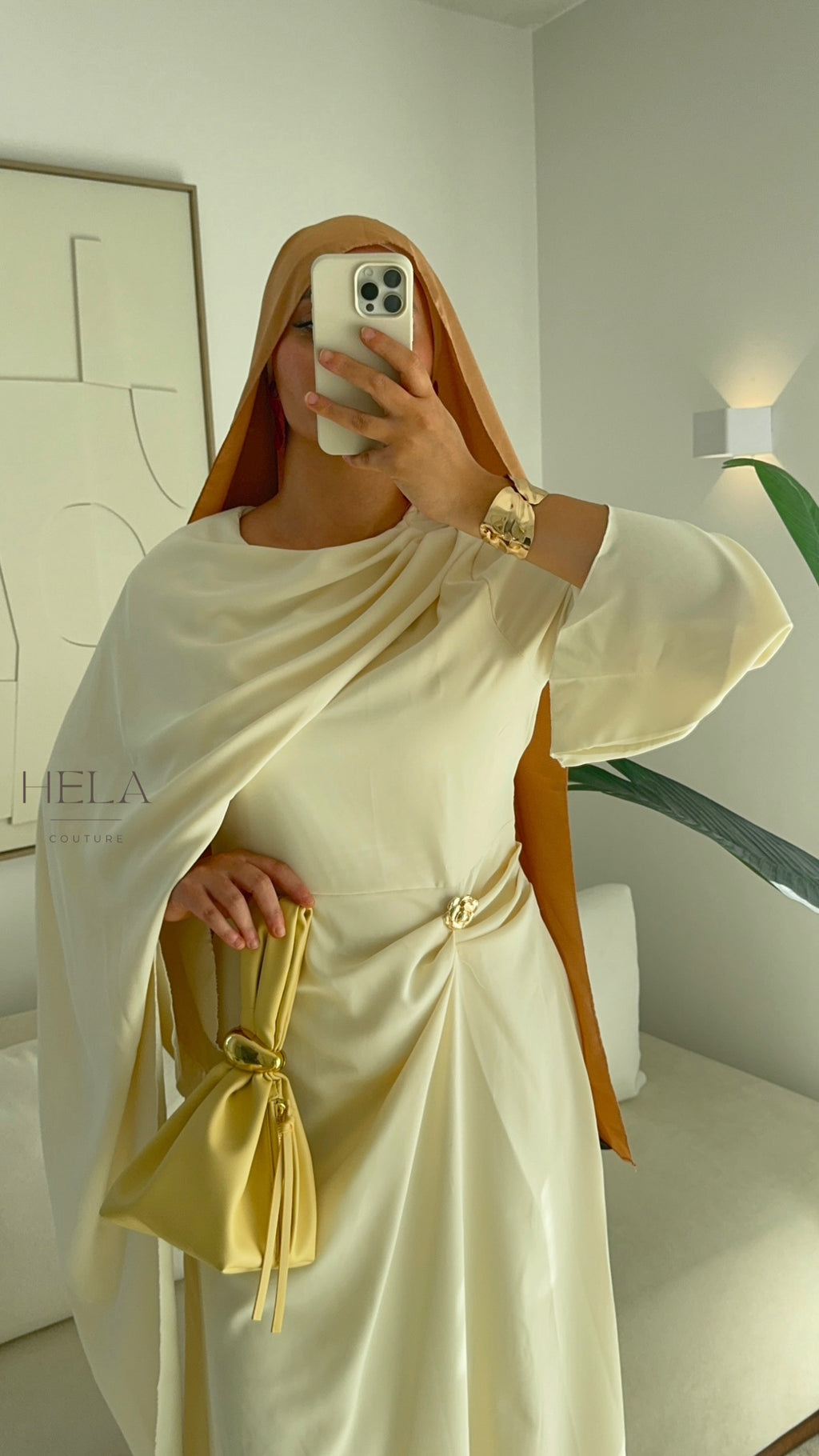 Robe NISA Écru - Eïd collection