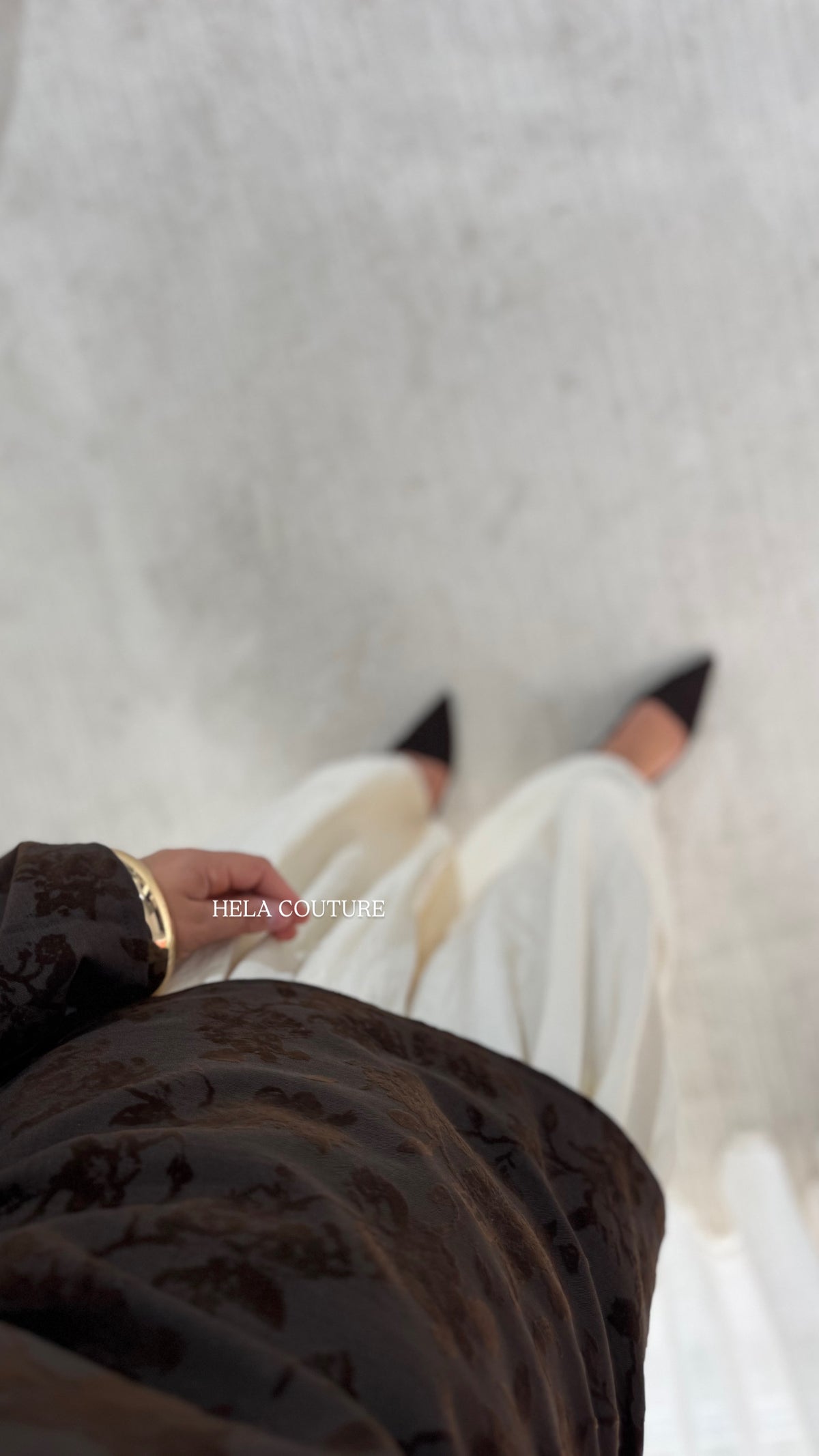 BLOUSE VELOURS YASMEEN | BROWN