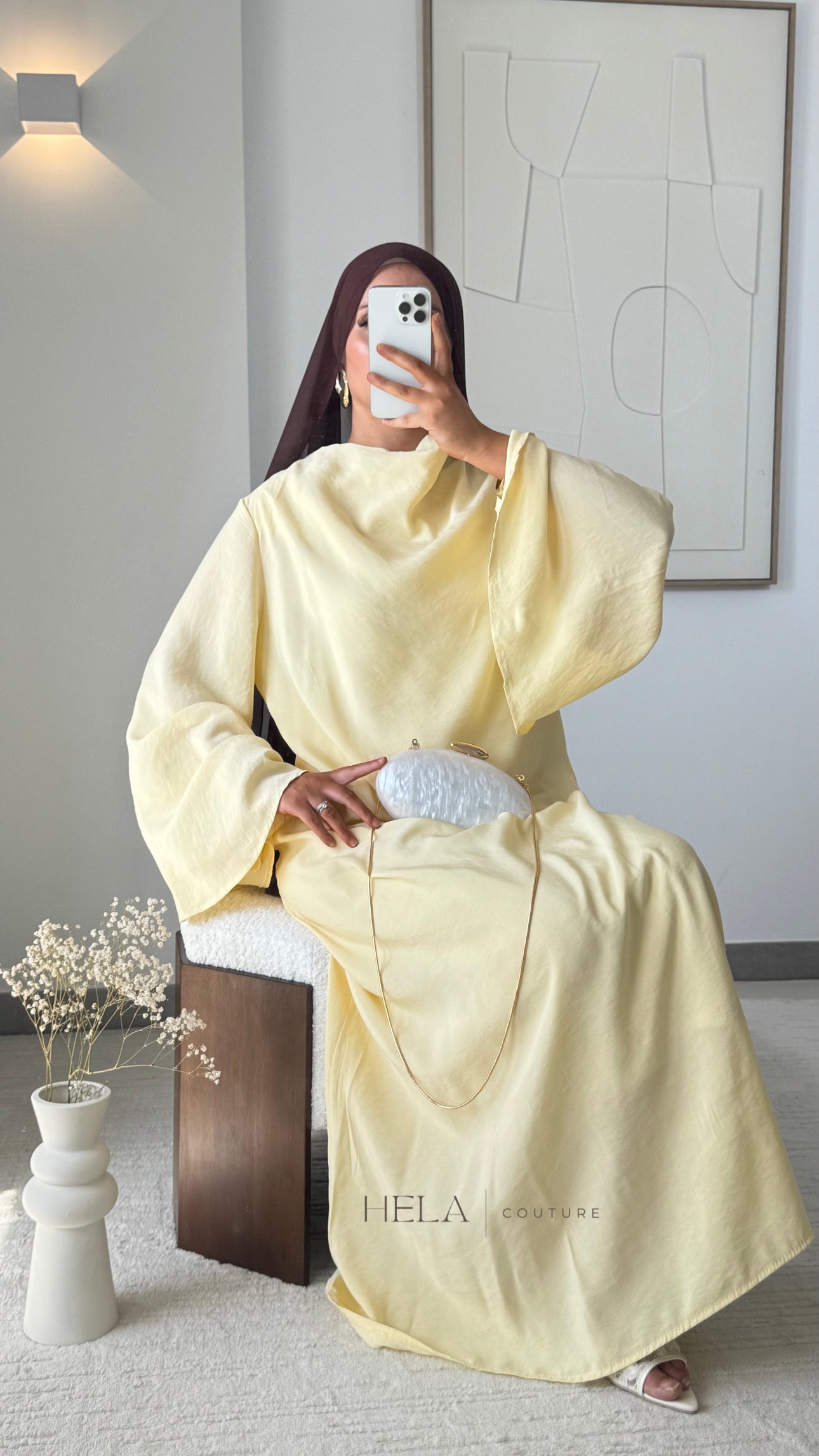 Robe Amara - Jaune beurre