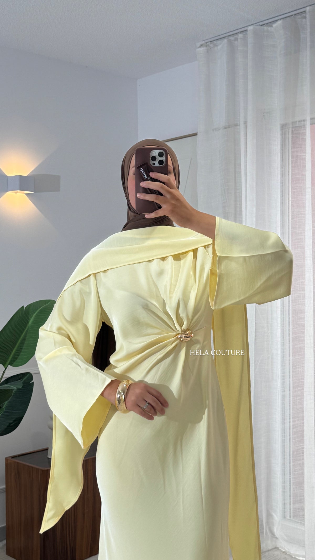 ROBE CAPRI | JAUNE BEURRE